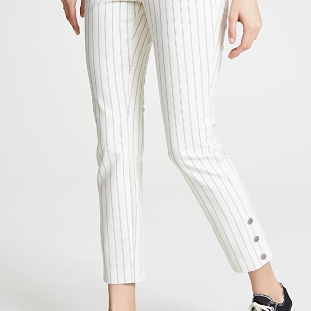 Rag and Bone Simone Cropped Side-Snap Pants NEW